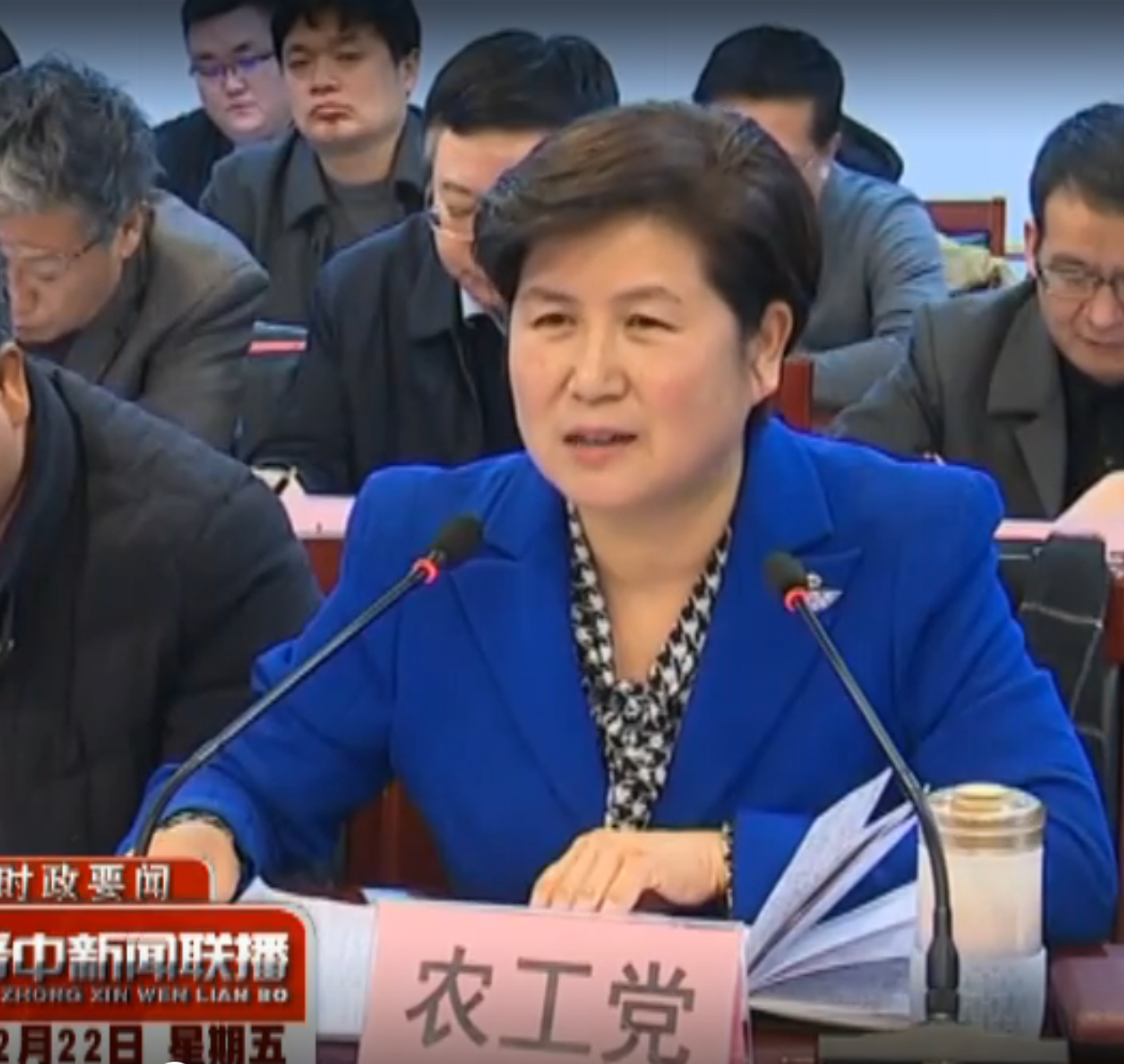2017年12月农工党晋中市委主田桂梅在中共晋中市委与党外代表人士2017年第6次“双月座谈会”上代表农工党晋中市委发言.png